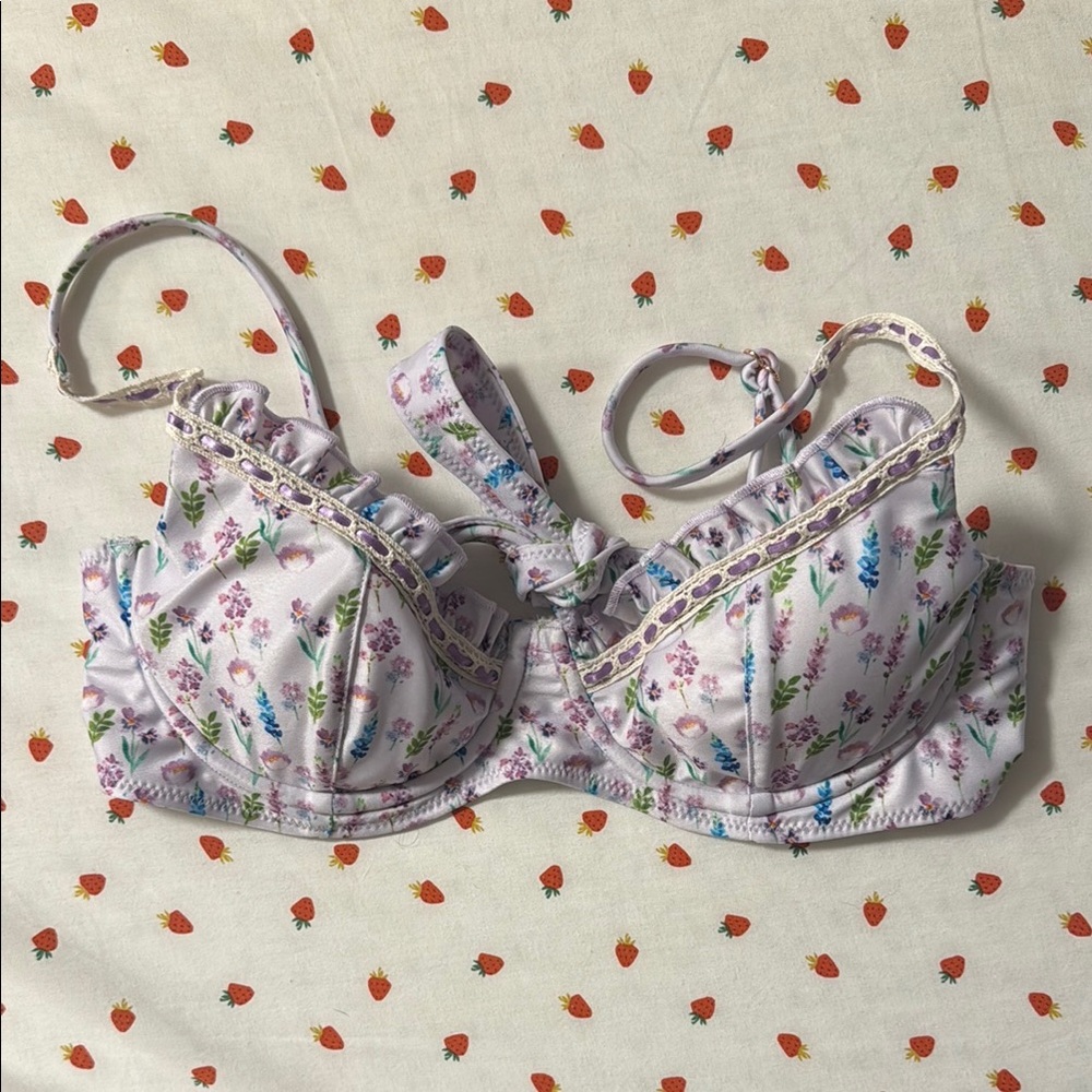 Strawberry Milk Mob bikini top
